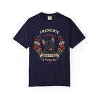 Black French Bulldog Dog Mom T-Shirt | Fueled by Coffee & Frenchie Love