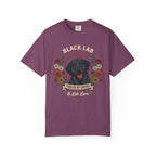 Black Labrador Dog Mom T-Shirt | Fueled by Coffee & Lab Love