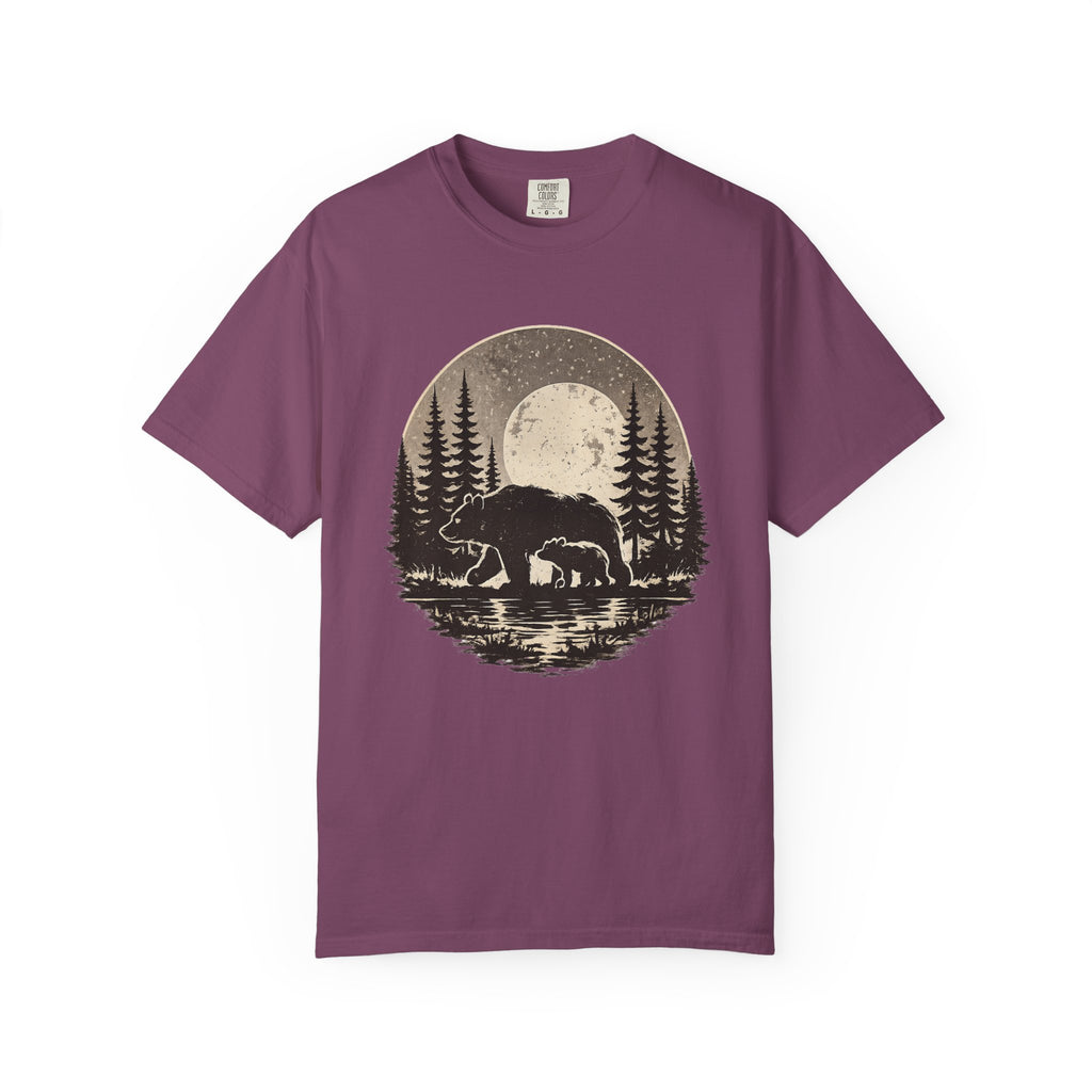 Bear Nature Shirt, Wildlife Lover Gift, Forest Adventure Tee, Mountain Wilderness Shirt, Outdoor Comfort Colors Tee