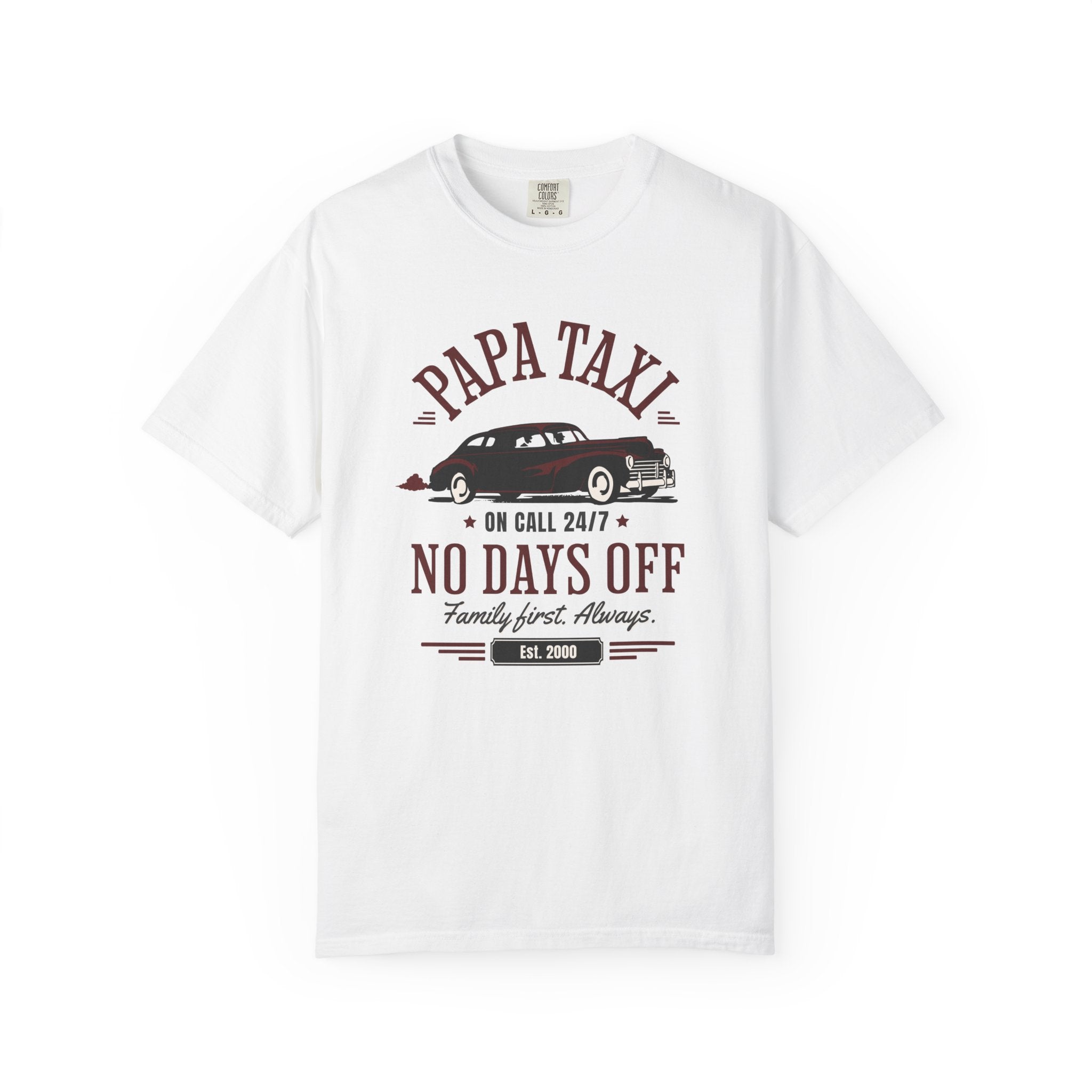 Papa Taxi Since 2000 T-Shirt – Father's Day Gift for Dad