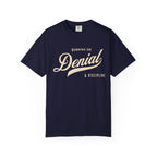 Fueled by Denial & Discipline – Funny Gym T-Shirt | Explorer Edition