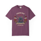 Blue French Bulldog Dog Mom T-Shirt | Fueled by Coffee & Frenchie Love