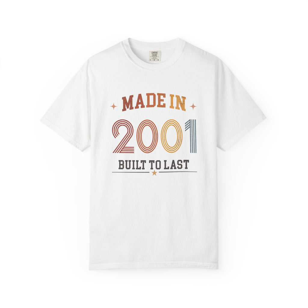 Made in 2001 T-Shirt – 25th Birthday Gift
