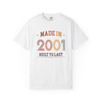 Made in 2001 T-Shirt – 25th Birthday Gift