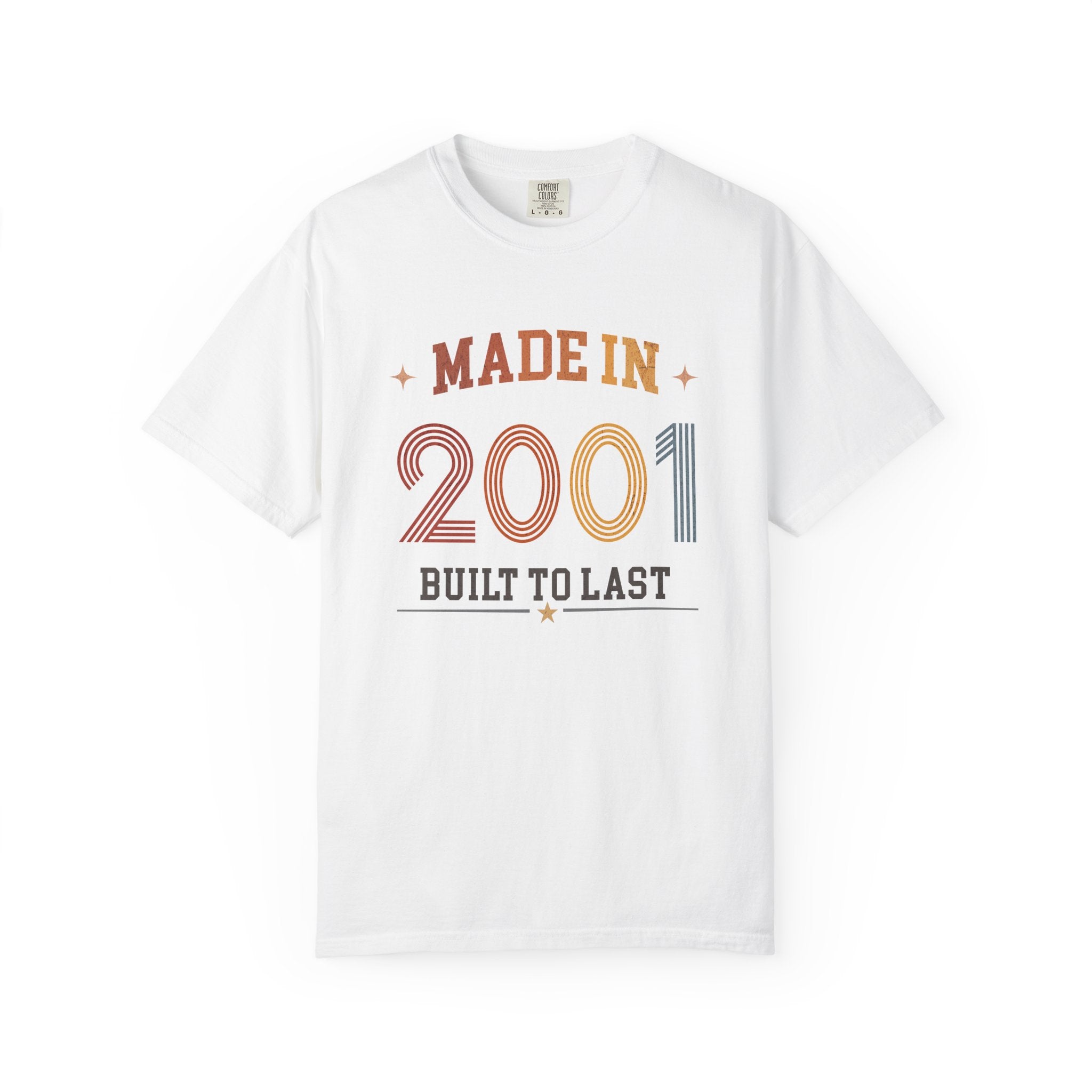 Made in 2001 T-Shirt – 25th Birthday Gift