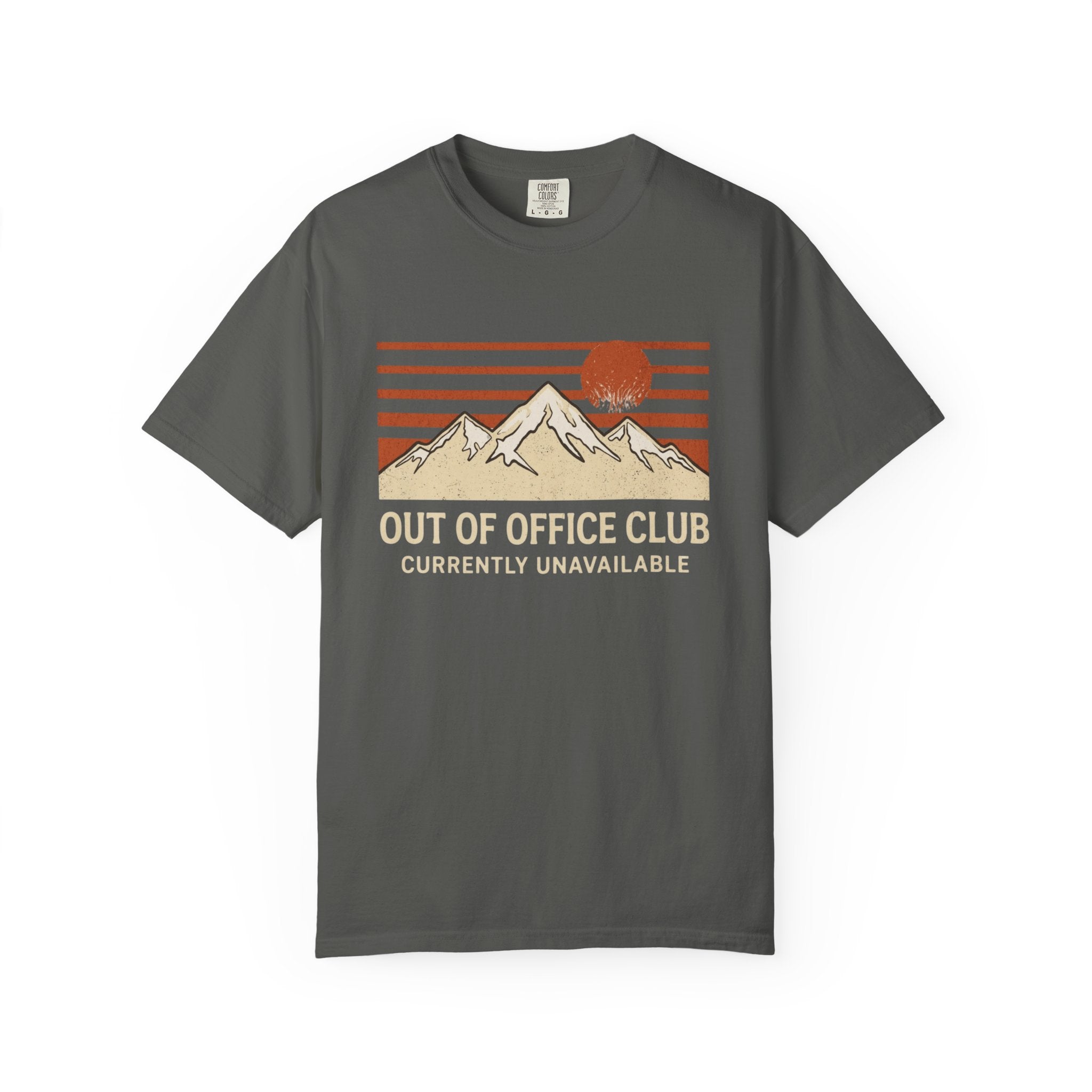Out of Office Club – Mountain Sunset T-Shirt | Explorer Edition