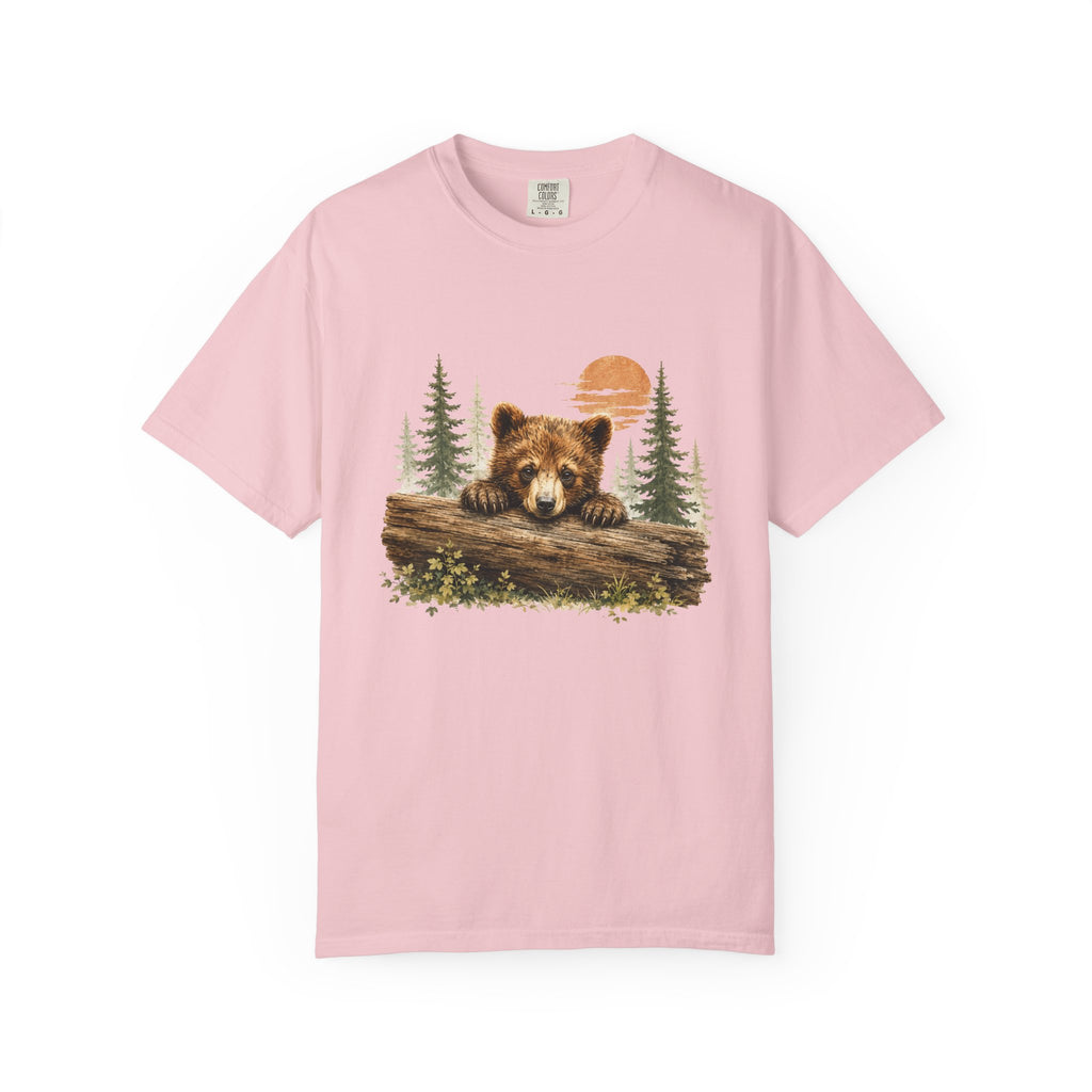 Curious Bear Cub – Wildlife Explorer T-Shirt | Outdoors Edition