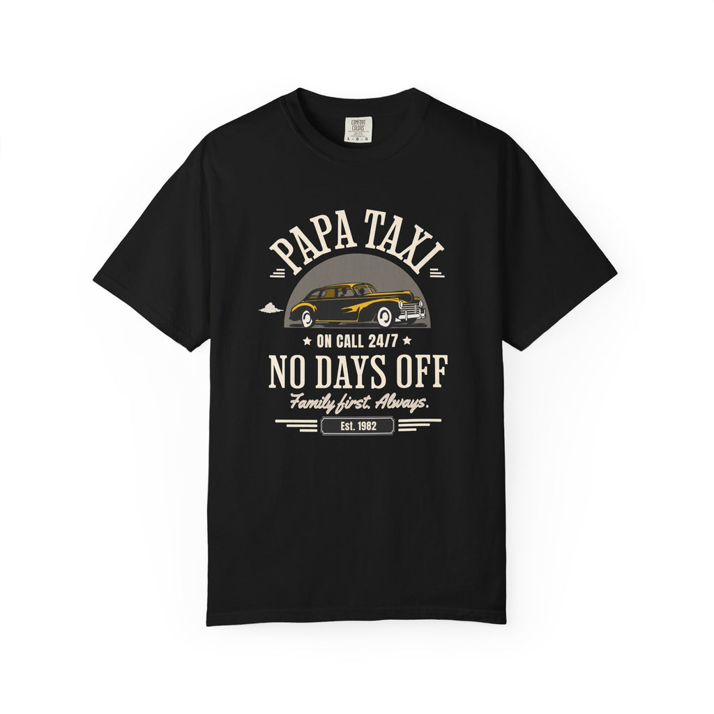 Papa Taxi Since 1982 T-Shirt – Father's Day Gift for Dad