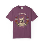 Cream French Bulldog Dog Mom T-Shirt | Fueled by Coffee & Frenchie Love