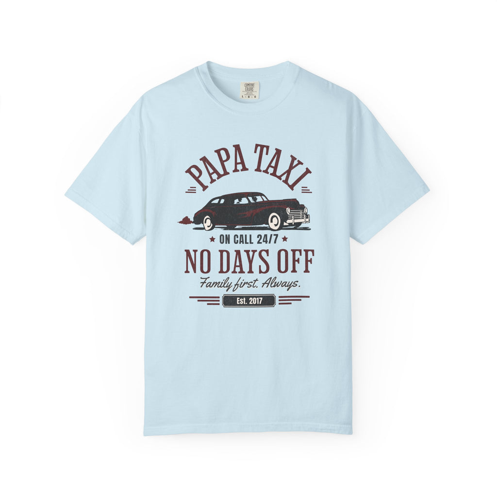 Papa Taxi Since 2017 – Vintage Dad T-Shirt, Gift for Dad