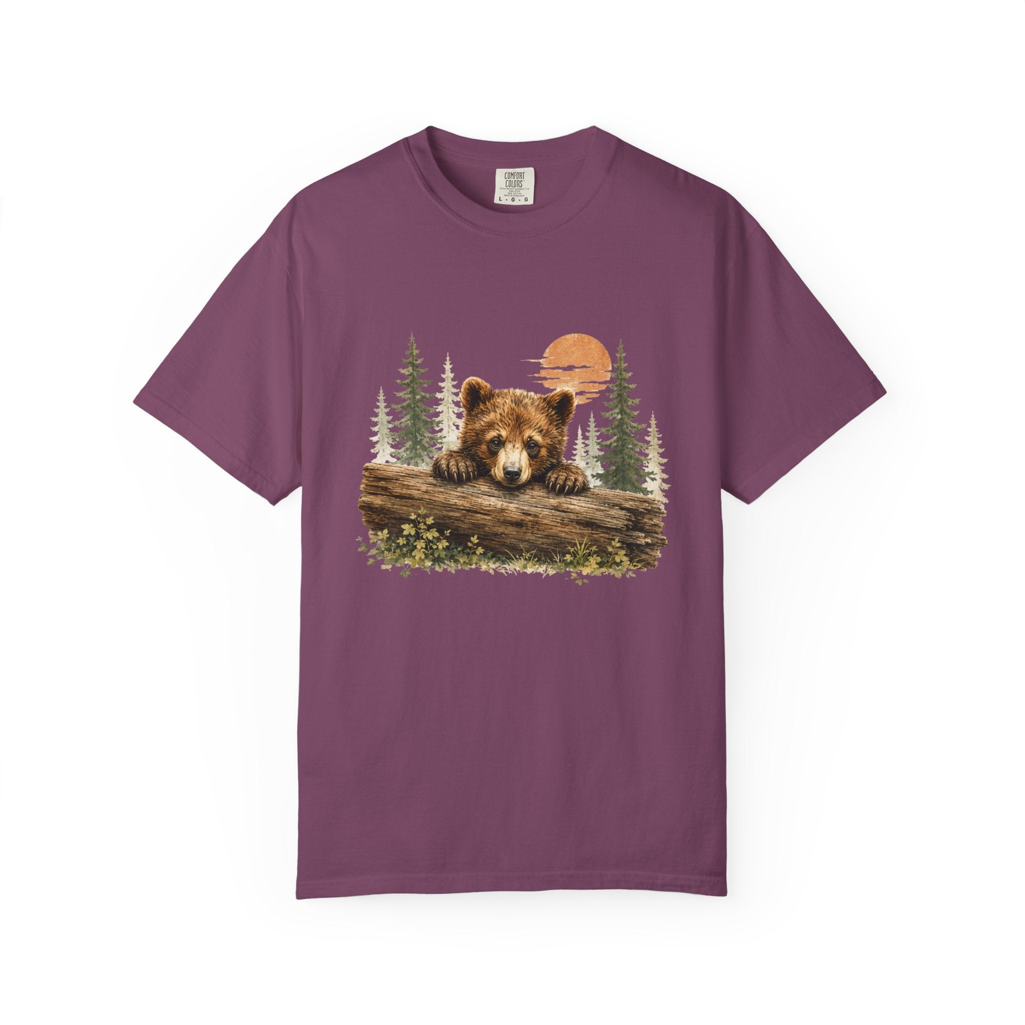 Curious Bear Cub – Wildlife Explorer T-Shirt | Outdoors Edition