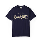 Fueled by Confidence & Luck – Funny Mindset T-Shirt | Explorer Edition