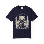 Bear Family Nature Shirt, Wildlife Lover Gift, Woodland Animal Tee, Forest Family Graphic Shirt, Comfort Colors Tee