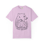 Night Dreamer Bear Shirt, Moon Bear Graphic Tee, Wildlife Lover Gift, Woodland Nature Shirt, Comfort Colors Tee