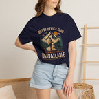 Out Of Office Club Hiking Shirt, Backpacker Gift, Adventure Travel Tee, Nature Lover Shirt, Mountain Hiking Comfort Colors Tee
