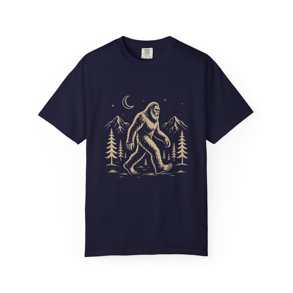 Moonlight Bigfoot – Night Hike T-Shirt | Outdoors Edition