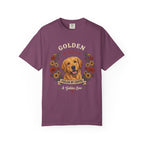 Golden Retriever Dog Mom T-Shirt | Fueled by Coffee & Golden Love