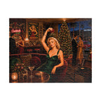 Dressed for Trouble – Vintage Cocktail Lounge Jigsaw Puzzle