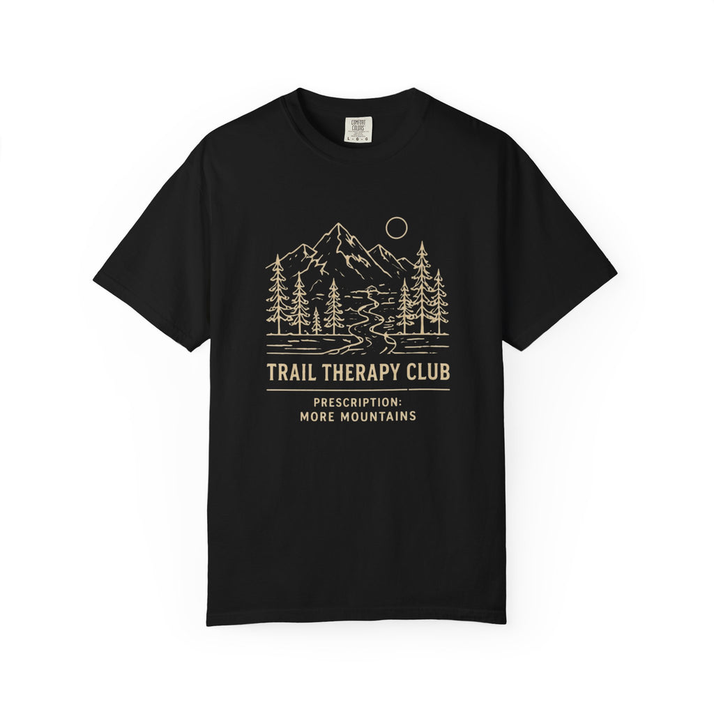 Trail Therapy Club – Minimal Mountain T-Shirt | Explorer Edition