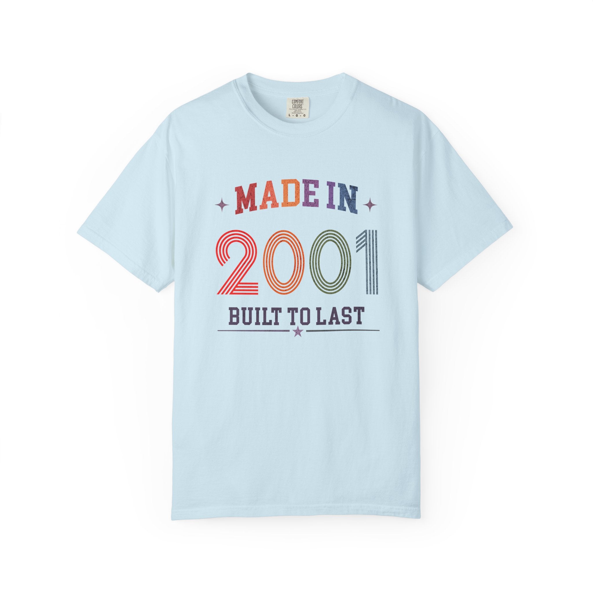 Made in 2001 T-Shirt – 25th Birthday Gift