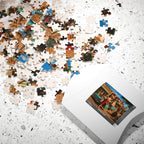 Just One More Little Thing – Retro Main Street Shopping Art Puzzle