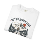 Out Of Office Club Hiking Shirt, Backpacker Gift, Adventure Travel Tee, Nature Lover Shirt, Mountain Hiking Comfort Colors Tee
