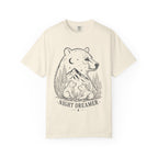 Night Dreamer Bear Shirt, Moon Bear Graphic Tee, Wildlife Lover Gift, Woodland Nature Shirt, Comfort Colors Tee