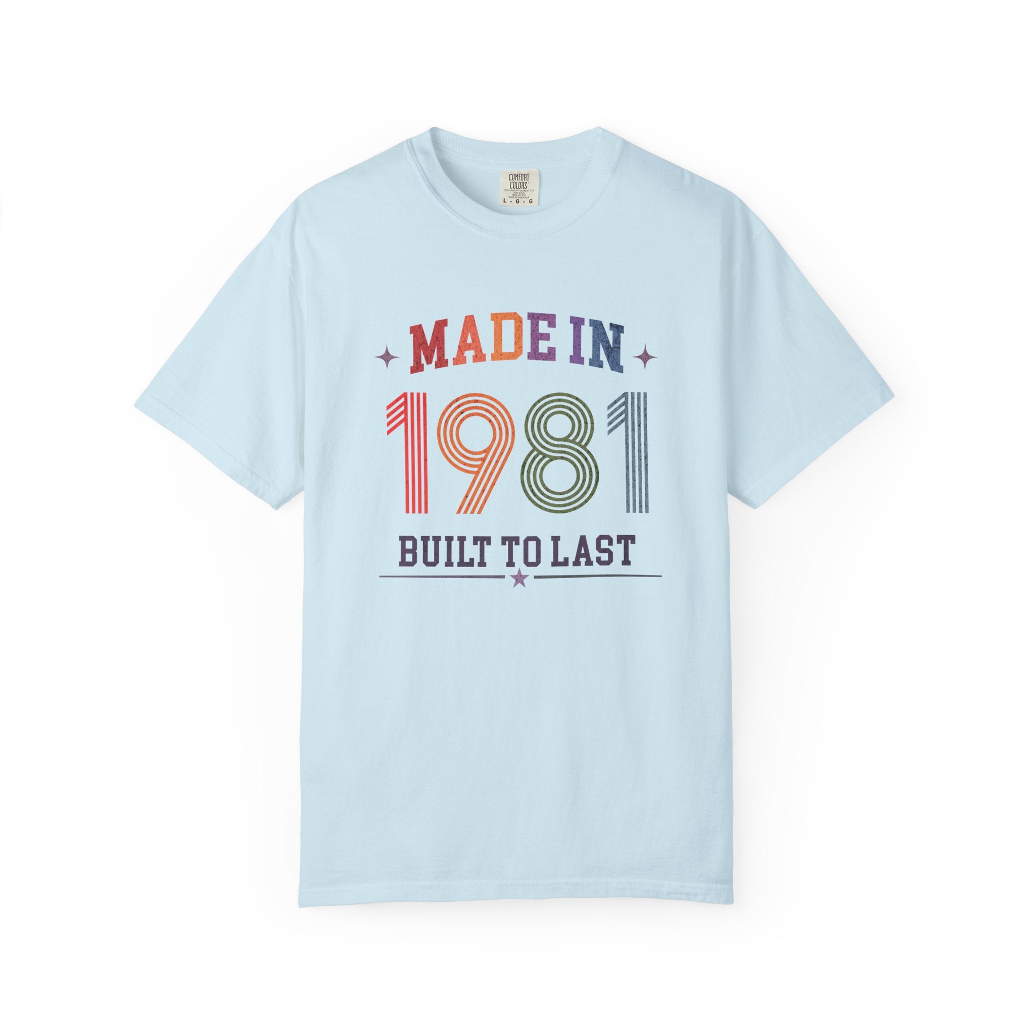 Made in 1981 T-Shirt – 45th Birthday Gift