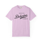 Fueled by Delusion & Audacity – Funny Entrepreneur T-Shirt | Explorer Edition