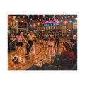 Good Girls Don't Sit This One Out – Retro Roller Rink Art Puzzle
