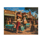 Just One More Little Thing – Retro Main Street Shopping Art Puzzle