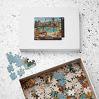 Check In, Dress Down – Palm Springs Poolside Jigsaw Puzzle