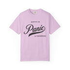 Fueled by Panic & Performance – Funny Work T-Shirt | Explorer Edition