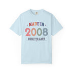 Made in 2008 T-Shirt – 18th Birthday Gift