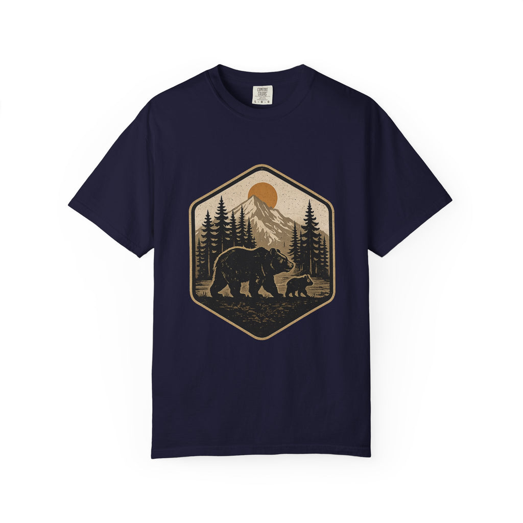 Vintage Bear – National Park Badge T-Shirt | Explorer Edition