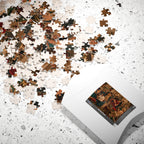 Christmas Cocktail Party – Vintage Holiday Glamour Art Puzzle