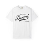 Fueled by Denial & Discipline – Funny Gym T-Shirt | Explorer Edition
