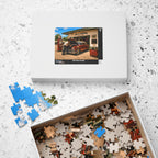 She Likes a Little Trouble Under the Hood – Retro Garage Art Puzzle