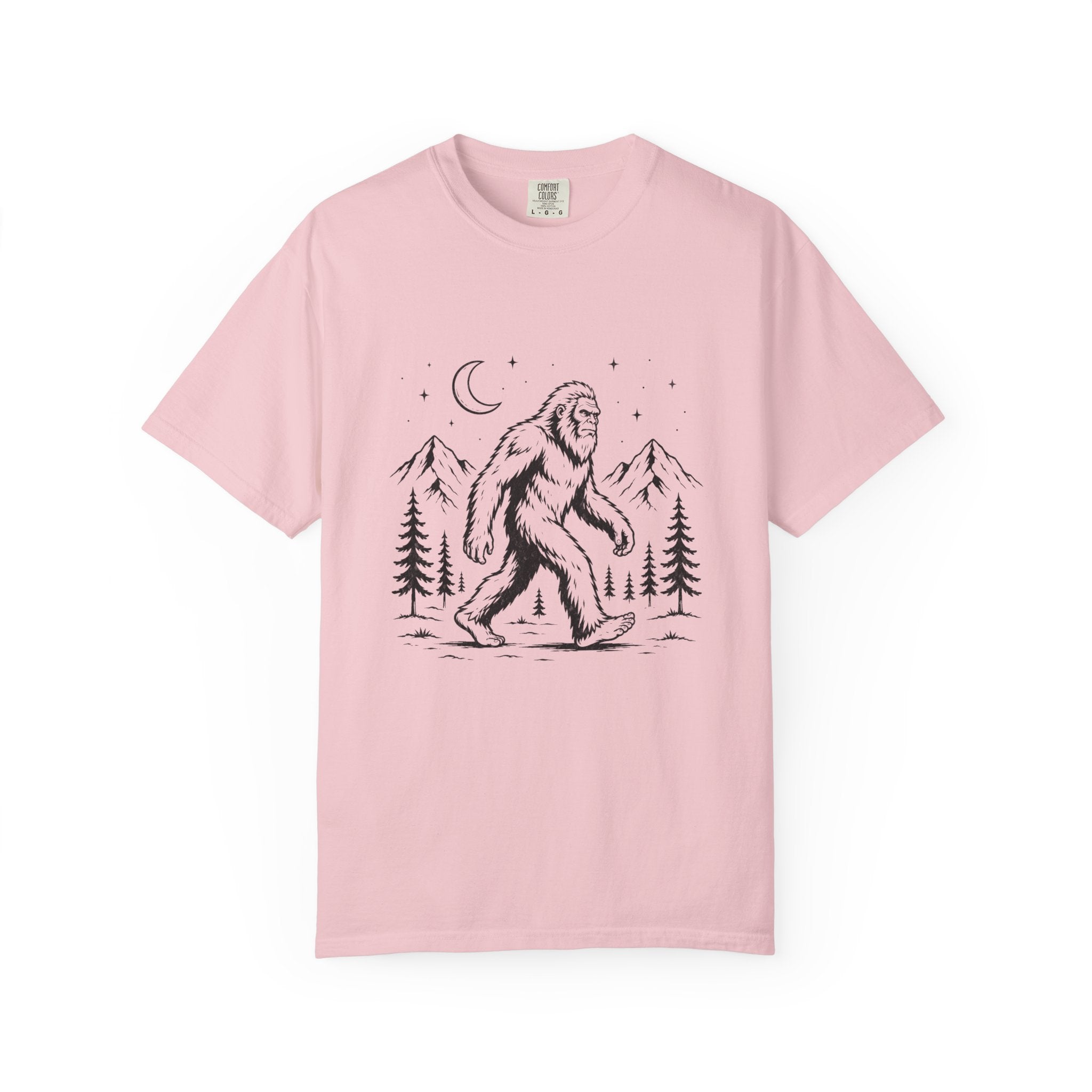 Moonlight Bigfoot – Night Hike T-Shirt | Outdoors Edition