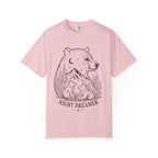 Night Dreamer Bear Shirt, Moon Bear Graphic Tee, Wildlife Lover Gift, Woodland Nature Shirt, Comfort Colors Tee