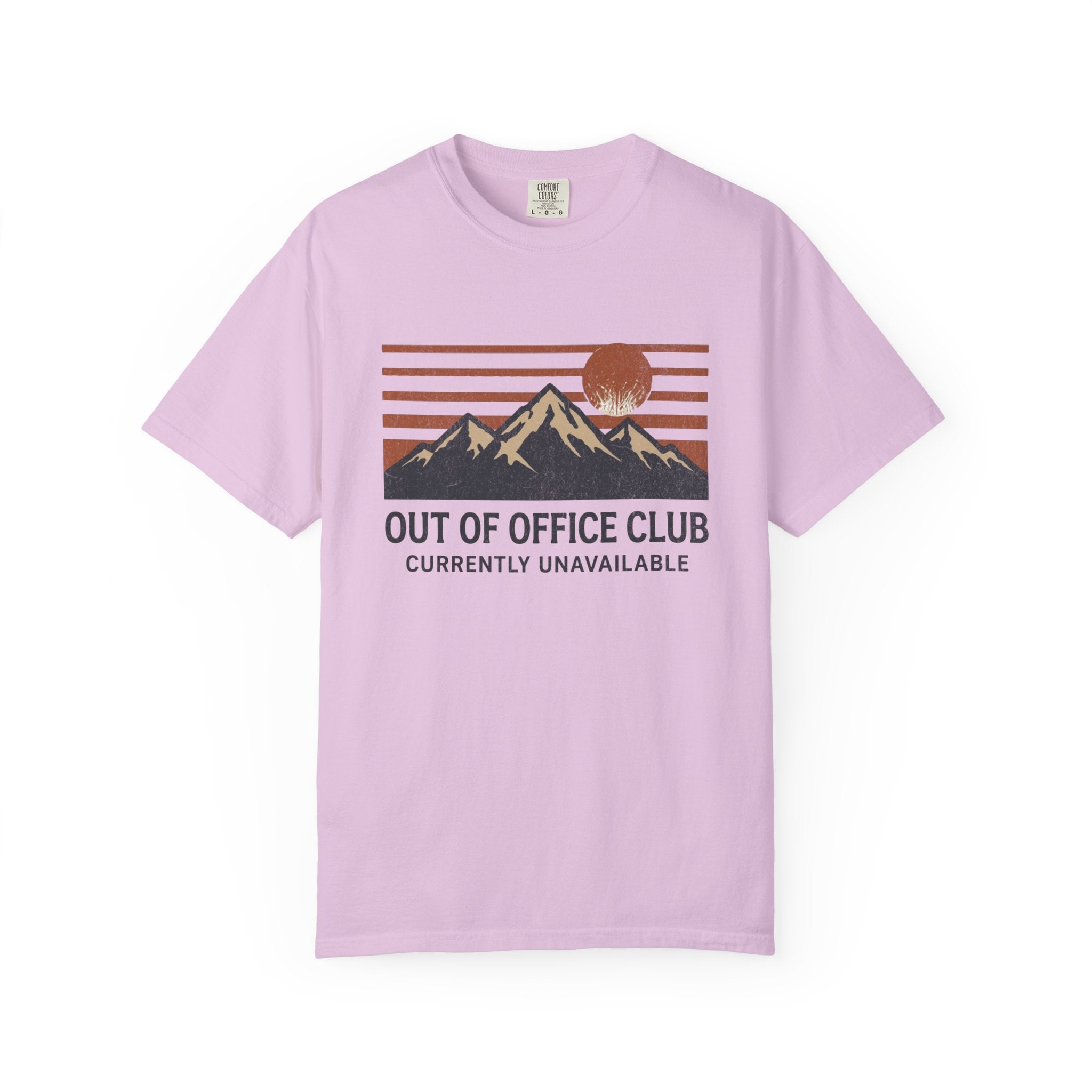 Out of Office Club – Mountain Sunset T-Shirt | Explorer Edition