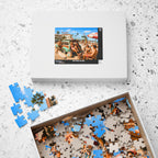 Out of Office, Possibly Forever – Retro California Beach Art Puzzle