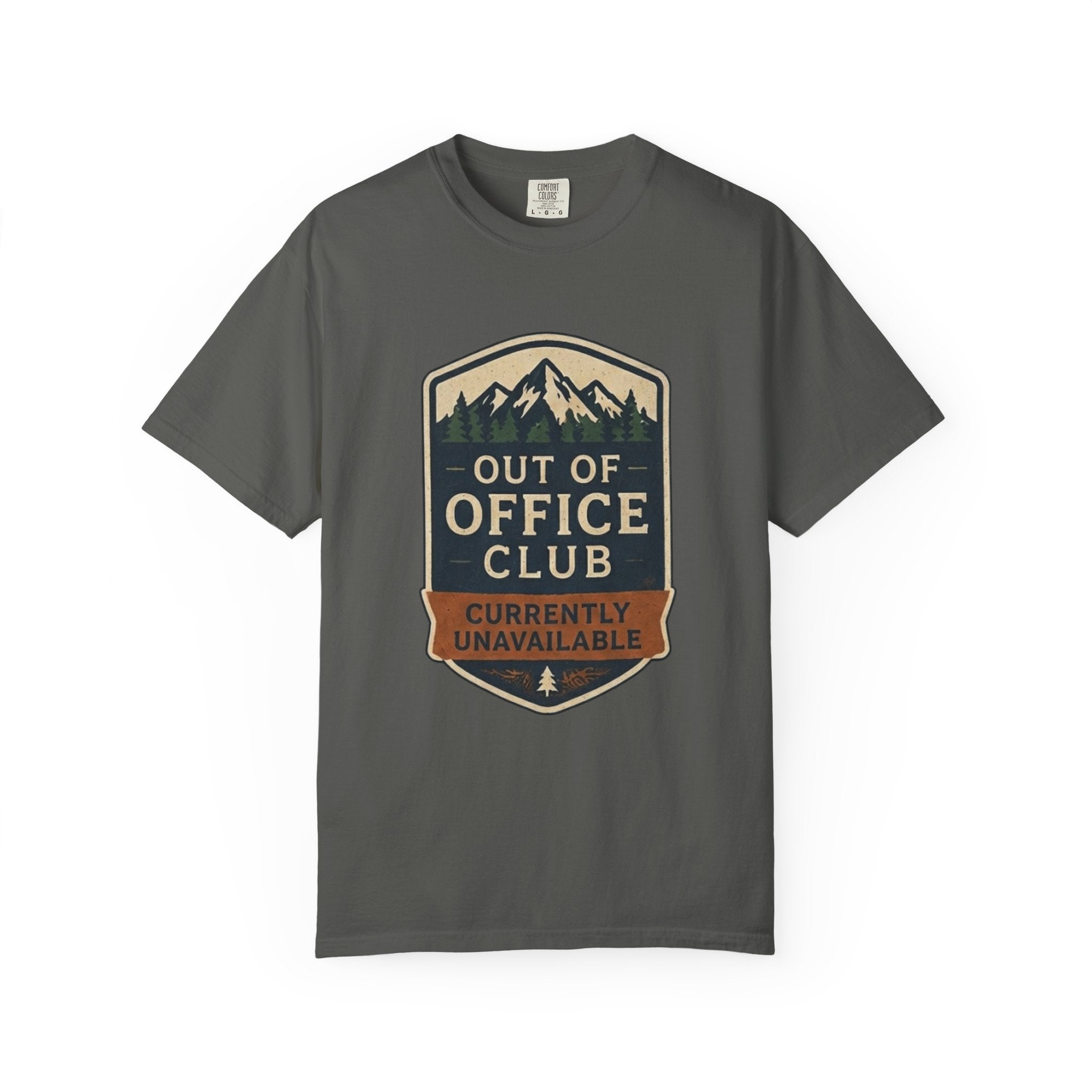 Out of Office Club – Retro Badge T-Shirt | Explorer Edition