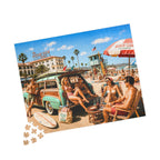 Out of Office, Possibly Forever – Retro California Beach Art Puzzle