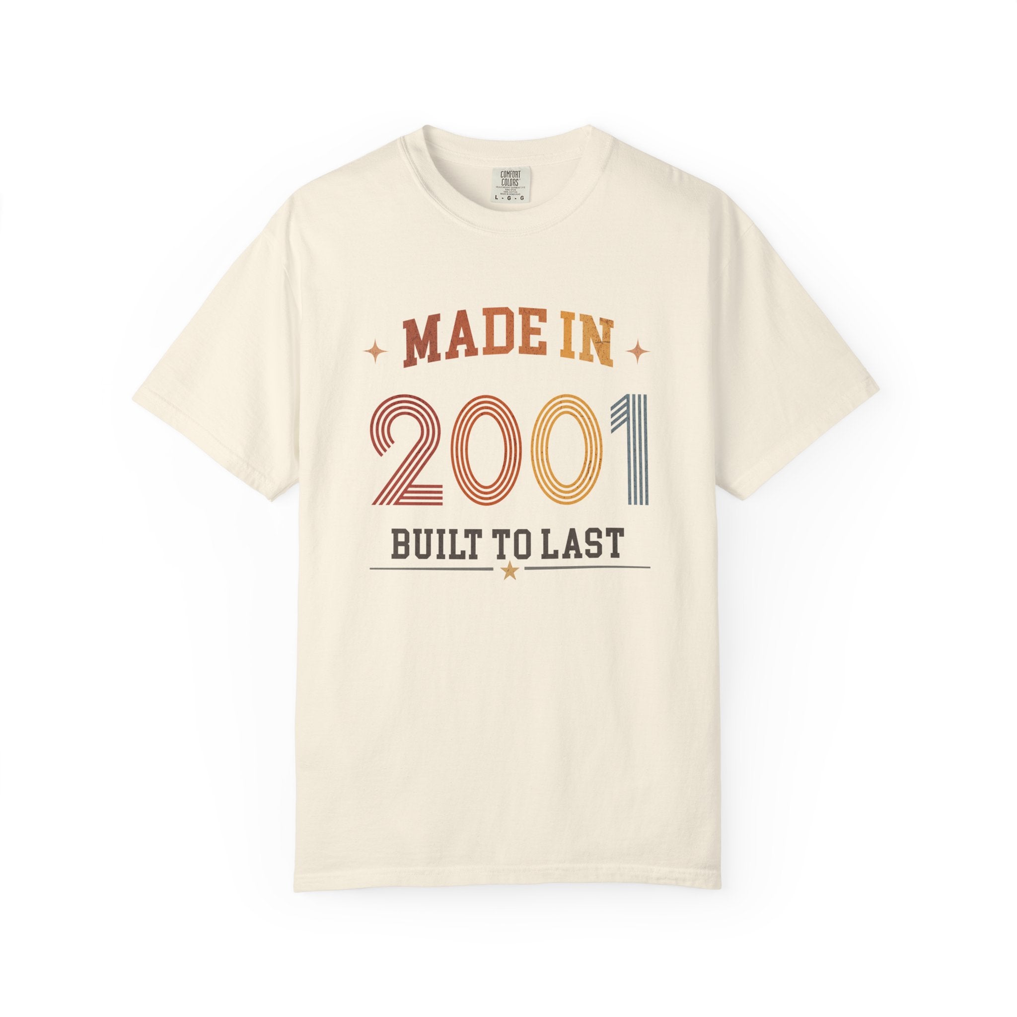 Made in 2001 T-Shirt – 25th Birthday Gift