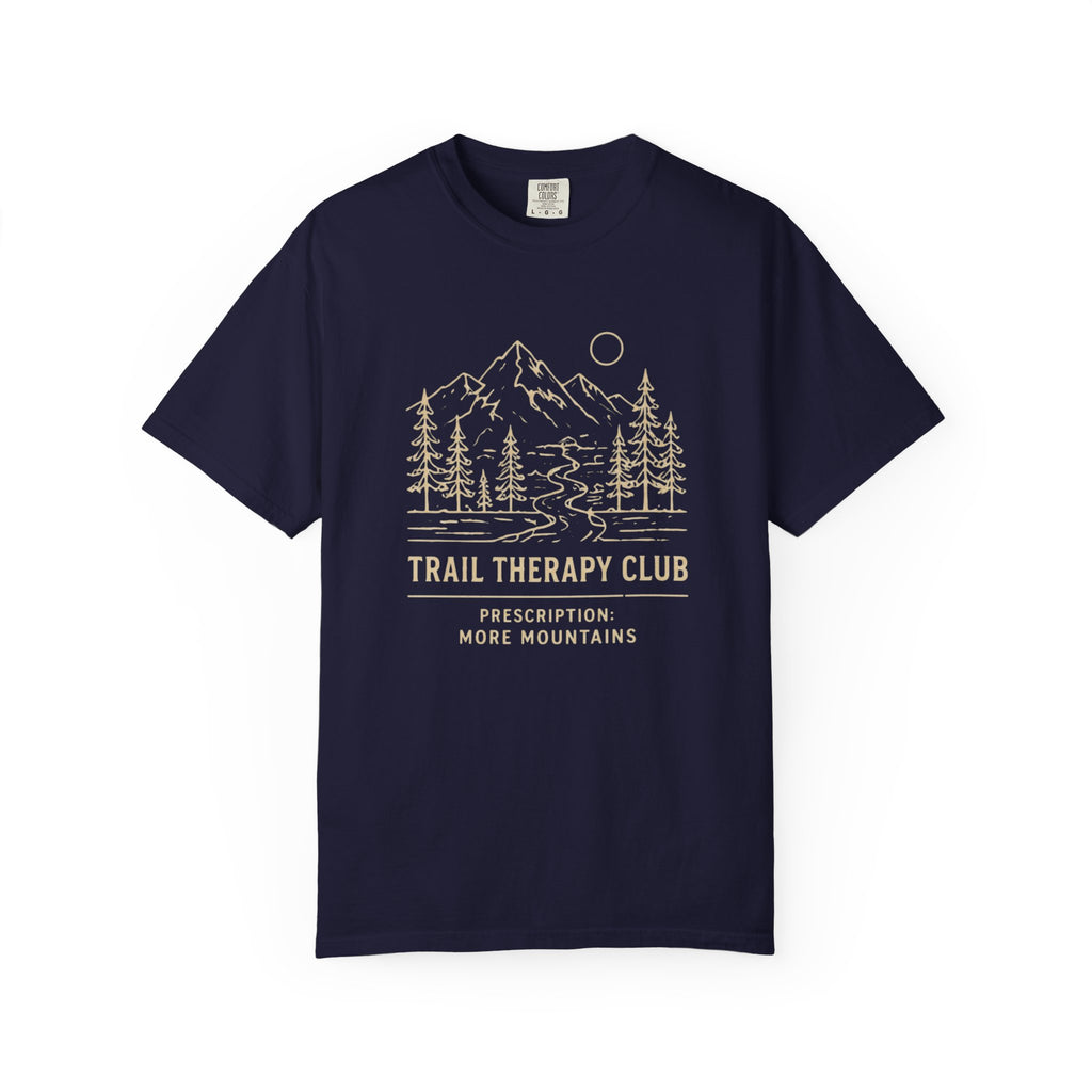 Trail Therapy Club – Minimal Mountain T-Shirt | Outdoors Edition