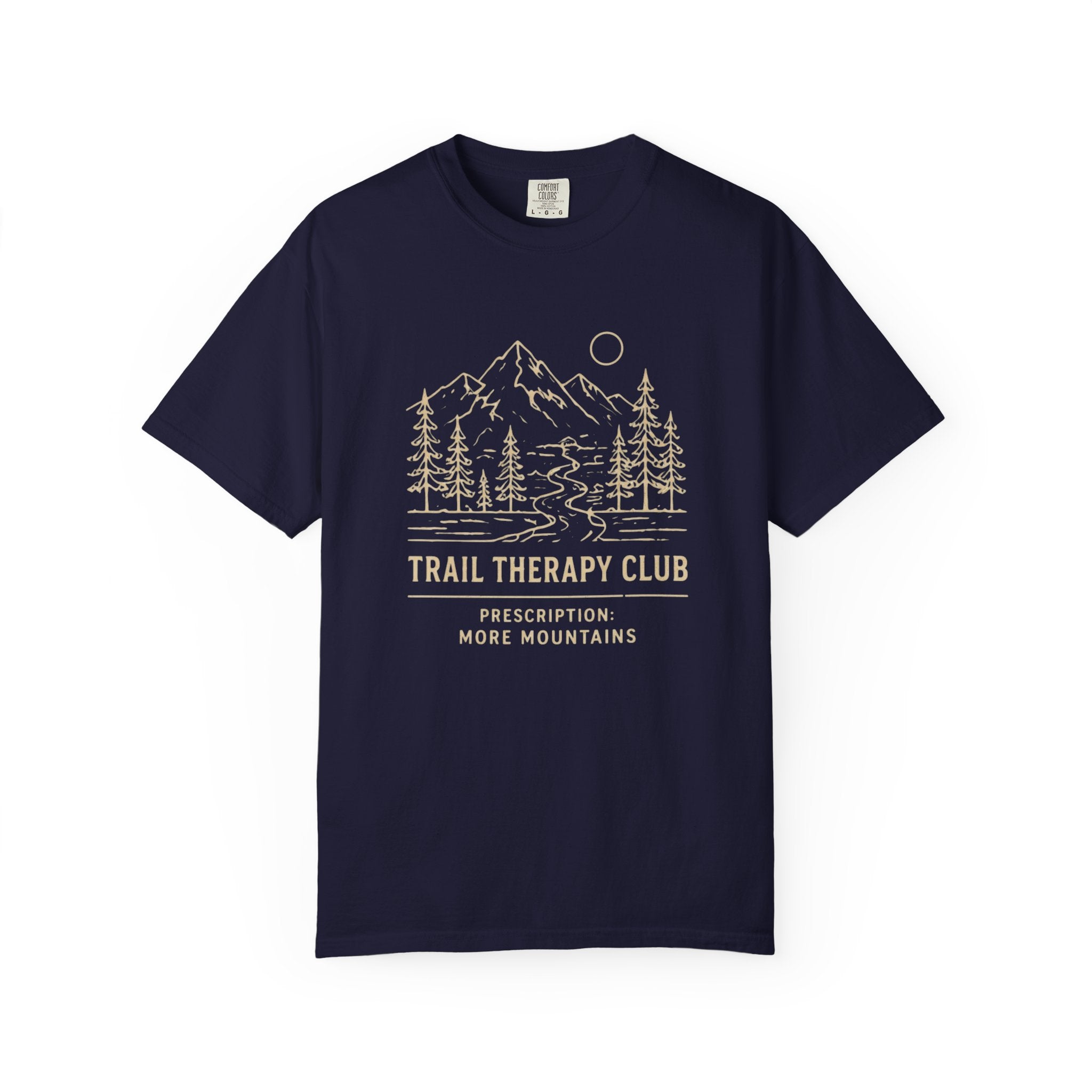 Trail Therapy Club – Minimal Mountain T-Shirt | Explorer Edition