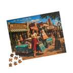 Just One More Little Thing – Retro Main Street Shopping Art Puzzle