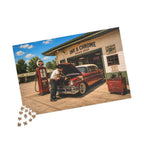 She Likes a Little Trouble Under the Hood – Retro Garage Art Puzzle