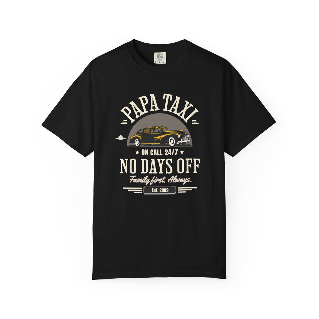 Papa Taxi Since 2009 T-Shirt – Father's Day Gift for Dad